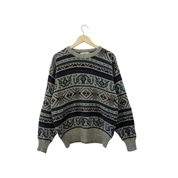 Vintage Cabin Fever X-Large Wool Sweater Pullover USA Made Mens - Picture 1 of 12